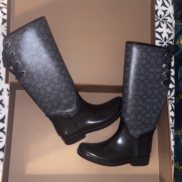 Coach rain boots - Picture 2 of 2